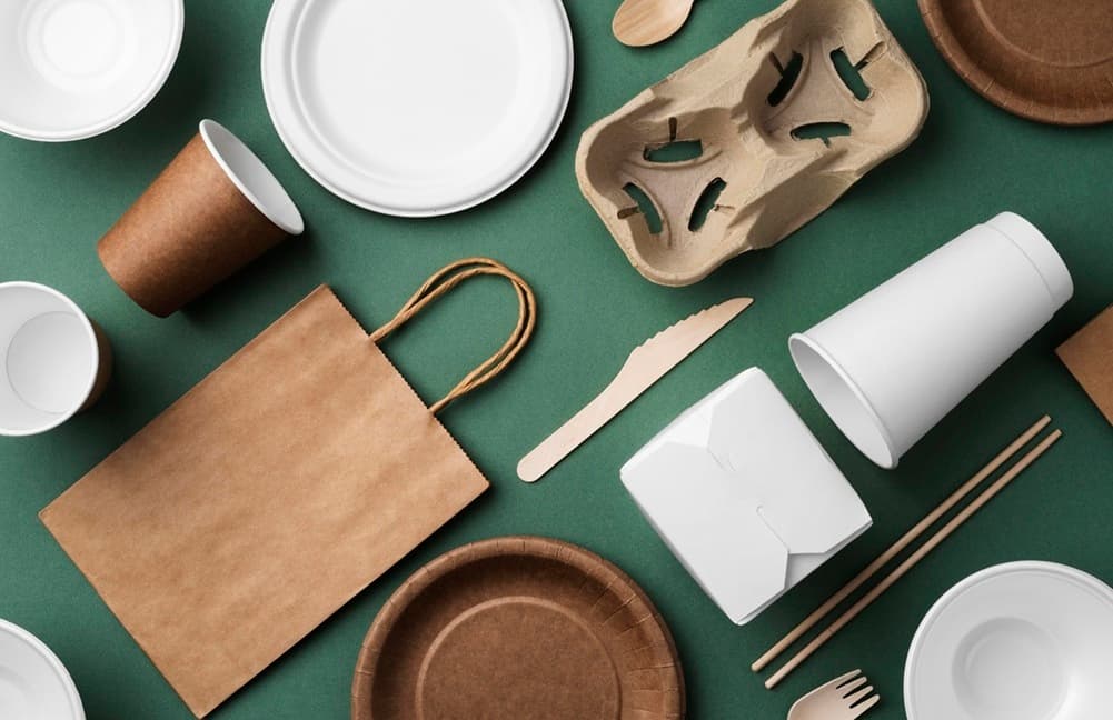Export documentation and certified compostable foodware